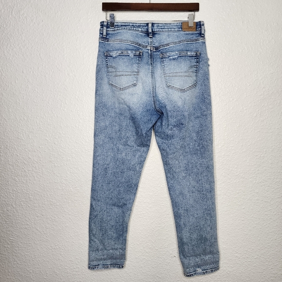 American Eagle Stretch Distressed Jeans Women's Size 8 - Picture 7 of 8